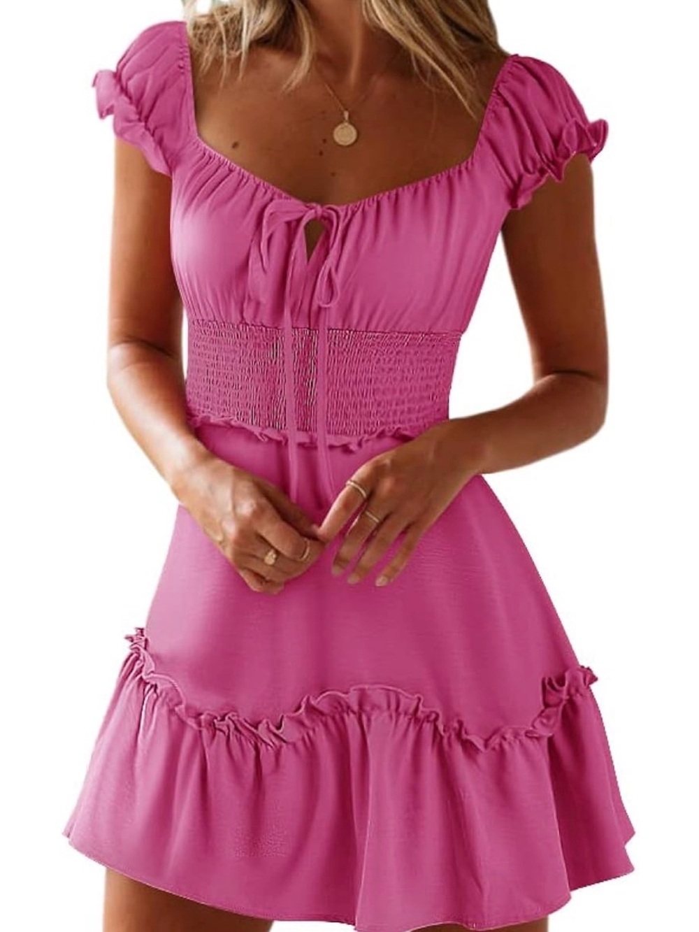 Summer Ruffle mini dress